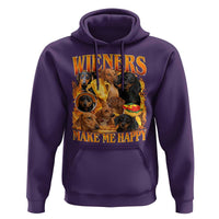 Funny Wiener Dog Hoodie Vintage Bootleg Gift For Dachshund Lover - Wonder Print Shop