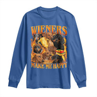 Funny Wiener Dog Long Sleeve Shirt Vintage Bootleg Gift For Dachshund Lover - Wonder Print Shop