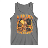 Funny Wiener Dog Tank Top Vintage Bootleg Gift For Dachshund Lover - Wonder Print Shop