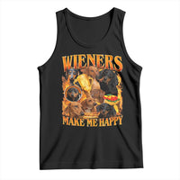 Funny Wiener Dog Tank Top Vintage Bootleg Gift For Dachshund Lover - Wonder Print Shop