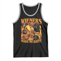 Funny Wiener Dog Tank Top Vintage Bootleg Gift For Dachshund Lover - Wonder Print Shop