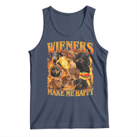Funny Wiener Dog Tank Top Vintage Bootleg Gift For Dachshund Lover - Wonder Print Shop