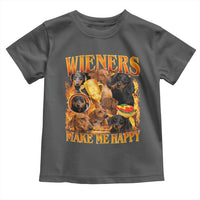 Funny Wiener Dog Toddler T Shirt Vintage Bootleg Gift For Dachshund Lover - Wonder Print Shop
