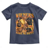 Funny Wiener Dog Toddler T Shirt Vintage Bootleg Gift For Dachshund Lover - Wonder Print Shop
