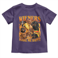 Funny Wiener Dog Toddler T Shirt Vintage Bootleg Gift For Dachshund Lover - Wonder Print Shop