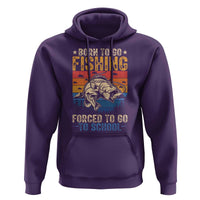 Born to Go Fishing Forced School Hoodie Funny Fishing Fisherman Kids Boys - Wonder Print Shop