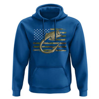 Camo Fish Hook Fishing Hoodie Patriotic US Flag Fisherman Camouflage Bass Fishing - Wonder Print Shop