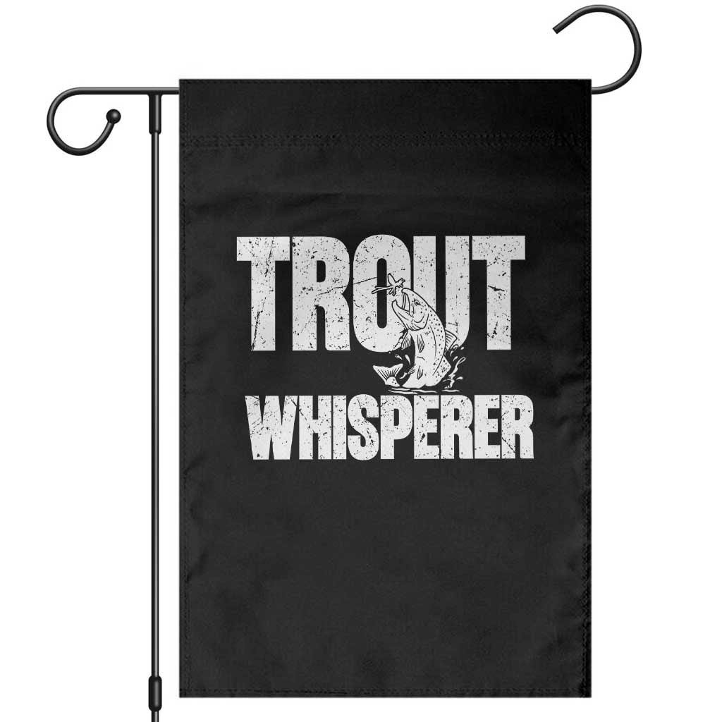 Trout Fishing Garden Flag Funny Fishing Fisherman Trout Whisperer Gift - Wonder Print Shop