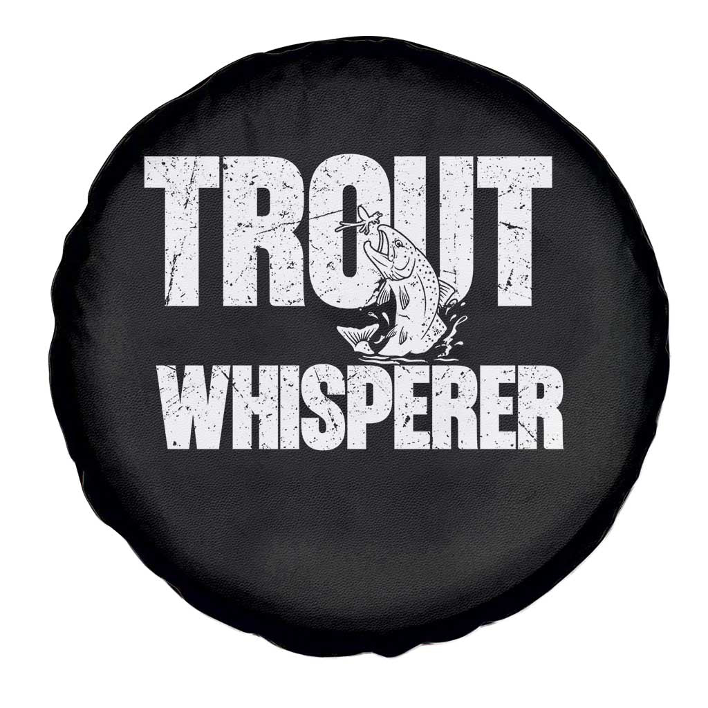 Trout Fishing Spare Tire Cover Funny Fishing Fisherman Trout Whisperer Gift - Wonder Print Shop