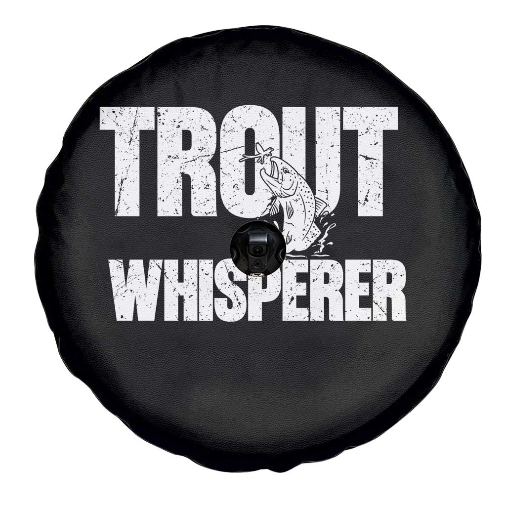 Trout Fishing Spare Tire Cover Funny Fishing Fisherman Trout Whisperer Gift - Wonder Print Shop