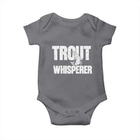 Trout Fishing Baby Onesie Funny Fishing Fisherman Trout Whisperer Gift - Wonder Print Shop