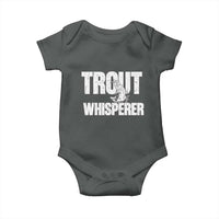Trout Fishing Baby Onesie Funny Fishing Fisherman Trout Whisperer Gift - Wonder Print Shop