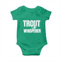 Trout Fishing Baby Onesie Funny Fishing Fisherman Trout Whisperer Gift - Wonder Print Shop