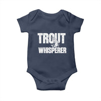 Trout Fishing Baby Onesie Funny Fishing Fisherman Trout Whisperer Gift - Wonder Print Shop