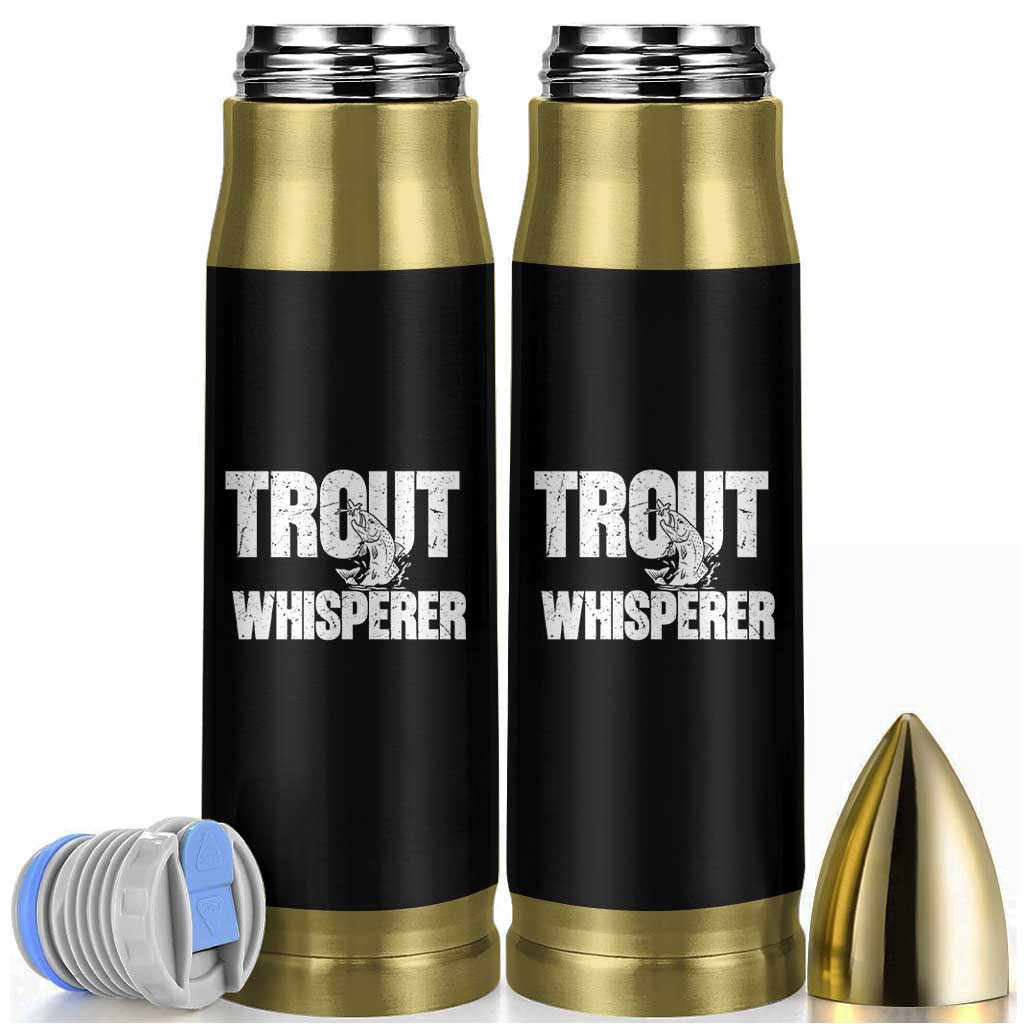 Trout Fishing Bullet Tumbler Funny Fishing Fisherman Trout Whisperer Gift - Wonder Print Shop
