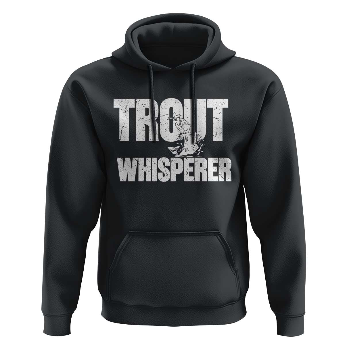 Trout Fishing Hoodie Funny Fishing Fisherman Trout Whisperer Gift - Wonder Print Shop