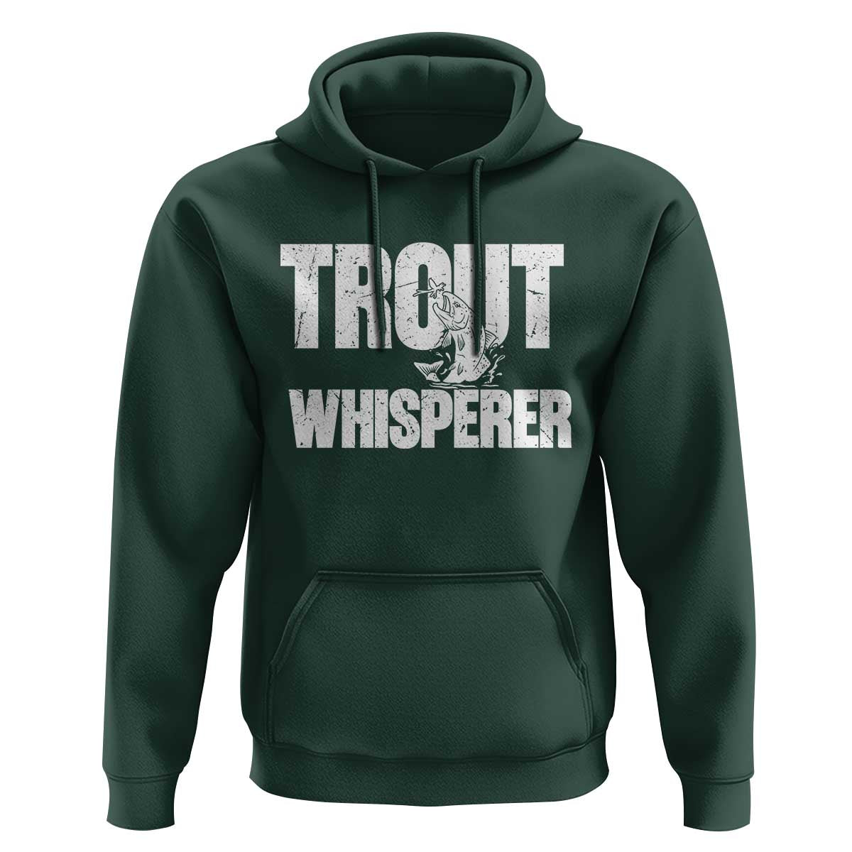 Trout Fishing Hoodie Funny Fishing Fisherman Trout Whisperer Gift - Wonder Print Shop