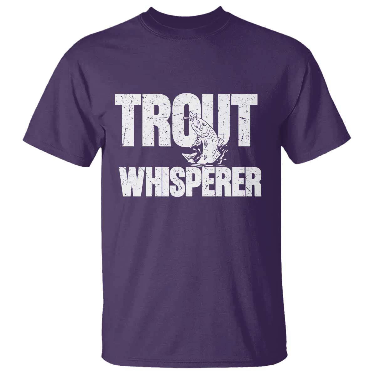 Trout Fishing T Shirt Funny Fishing Fisherman Trout Whisperer Gift - Wonder Print Shop
