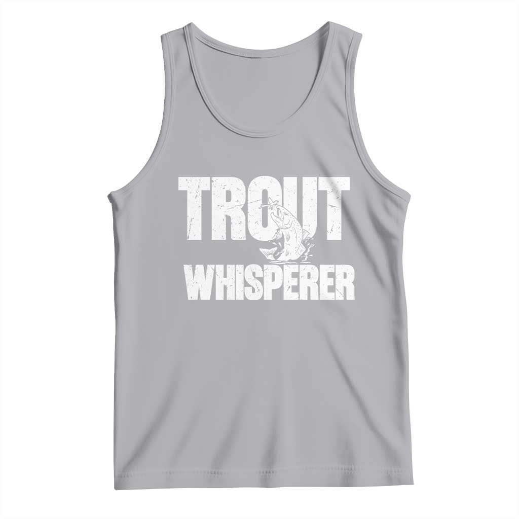 Trout Fishing Tank Top Funny Fishing Fisherman Trout Whisperer Gift - Wonder Print Shop