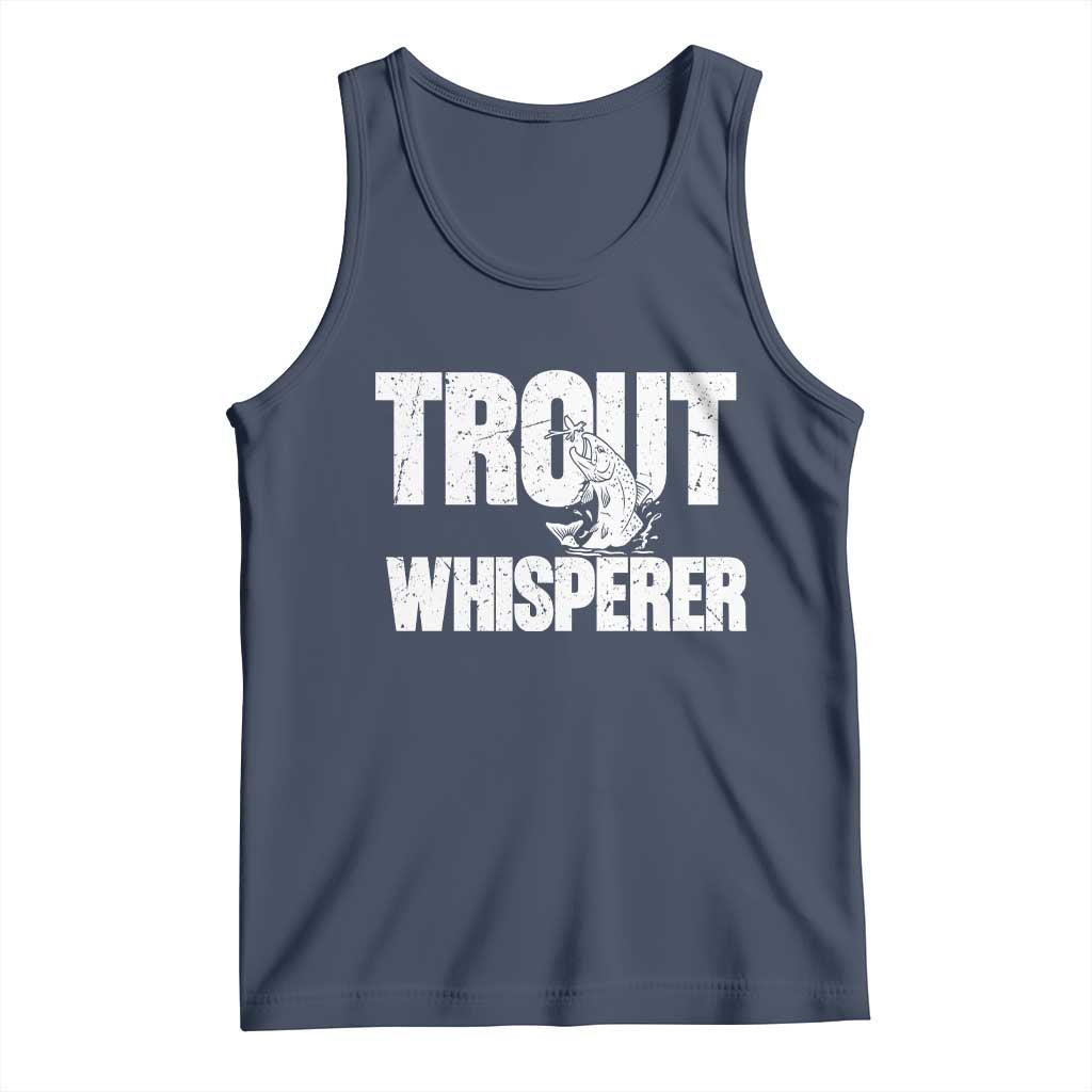 Trout Fishing Tank Top Funny Fishing Fisherman Trout Whisperer Gift - Wonder Print Shop