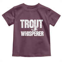 Trout Fishing Toddler T Shirt Funny Fishing Fisherman Trout Whisperer Gift - Wonder Print Shop