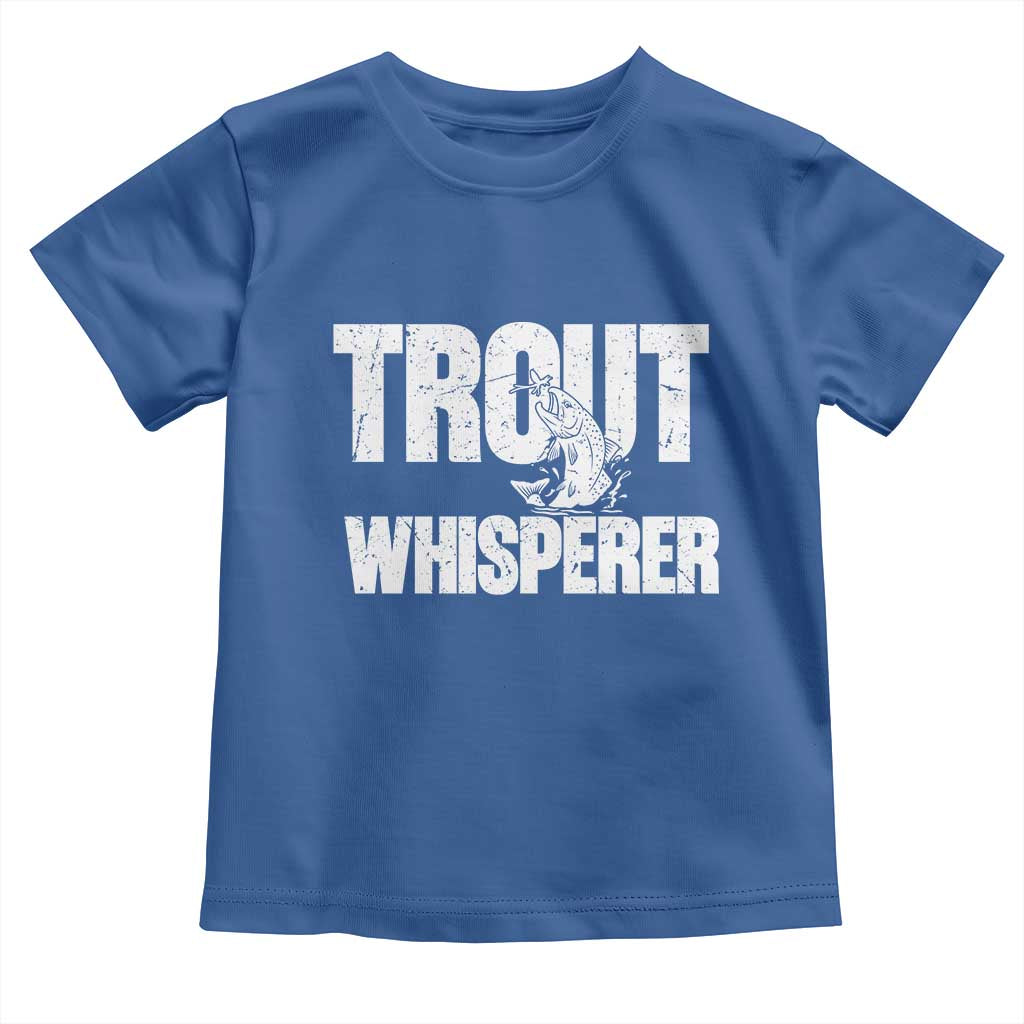 Trout Fishing Toddler T Shirt Funny Fishing Fisherman Trout Whisperer Gift - Wonder Print Shop