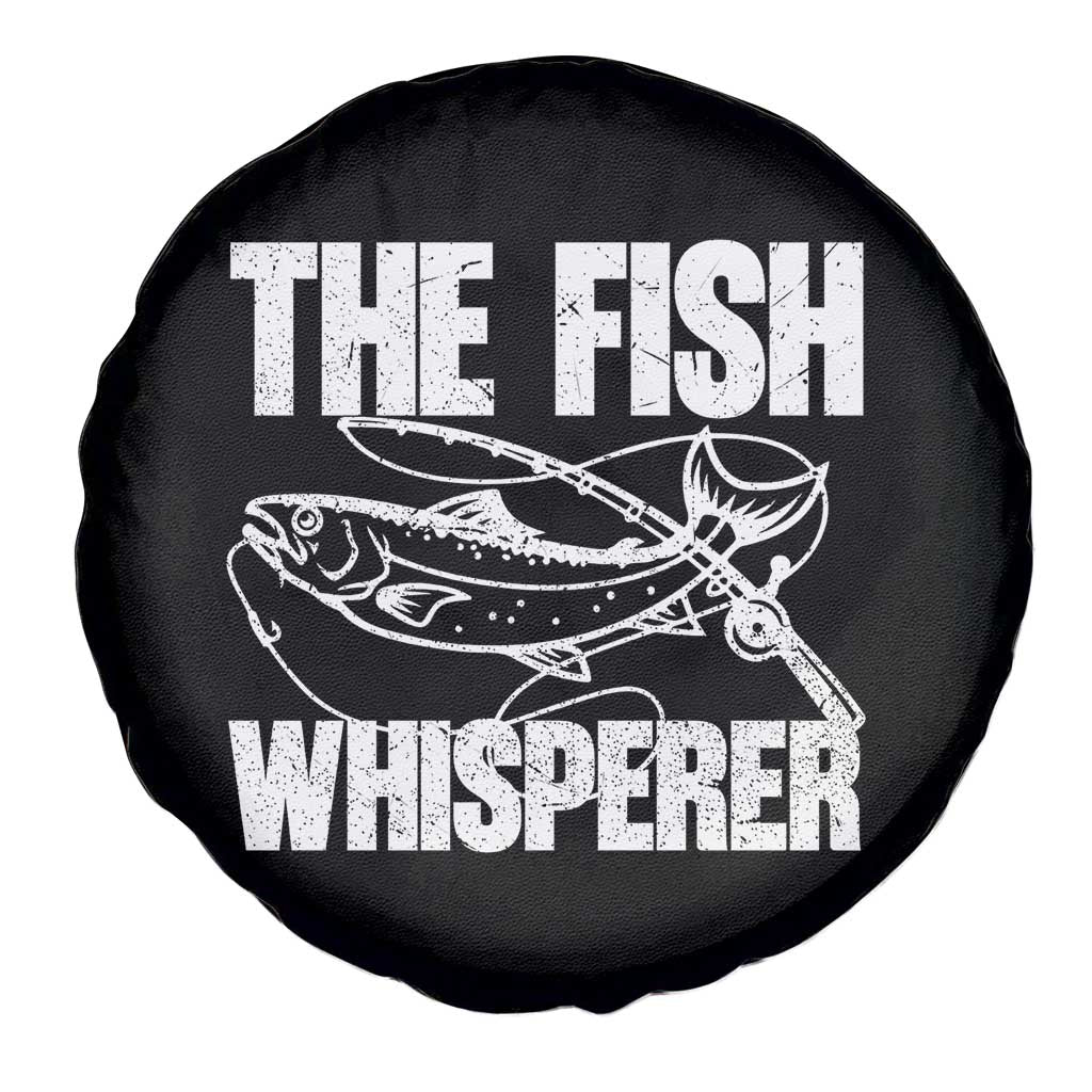 Funny Fishing Spare Tire Cover The Fish Whisperer Lake Life Gift For Fishermen Dads - Wonder Print Shop
