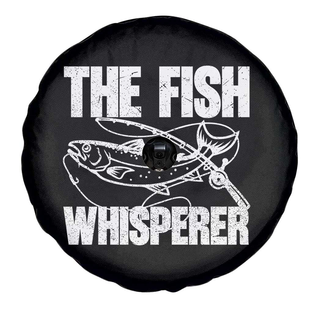Funny Fishing Spare Tire Cover The Fish Whisperer Lake Life Gift For Fishermen Dads - Wonder Print Shop