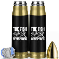 Funny Fishing Bullet Tumbler The Fish Whisperer Lake Life Gift For Fishermen Dads - Wonder Print Shop