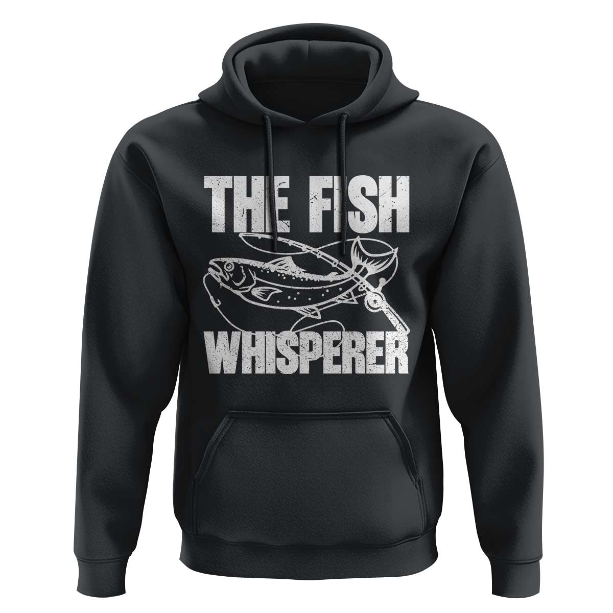 Funny Fishing Hoodie The Fish Whisperer Lake Life Gift For Fishermen Dads - Wonder Print Shop