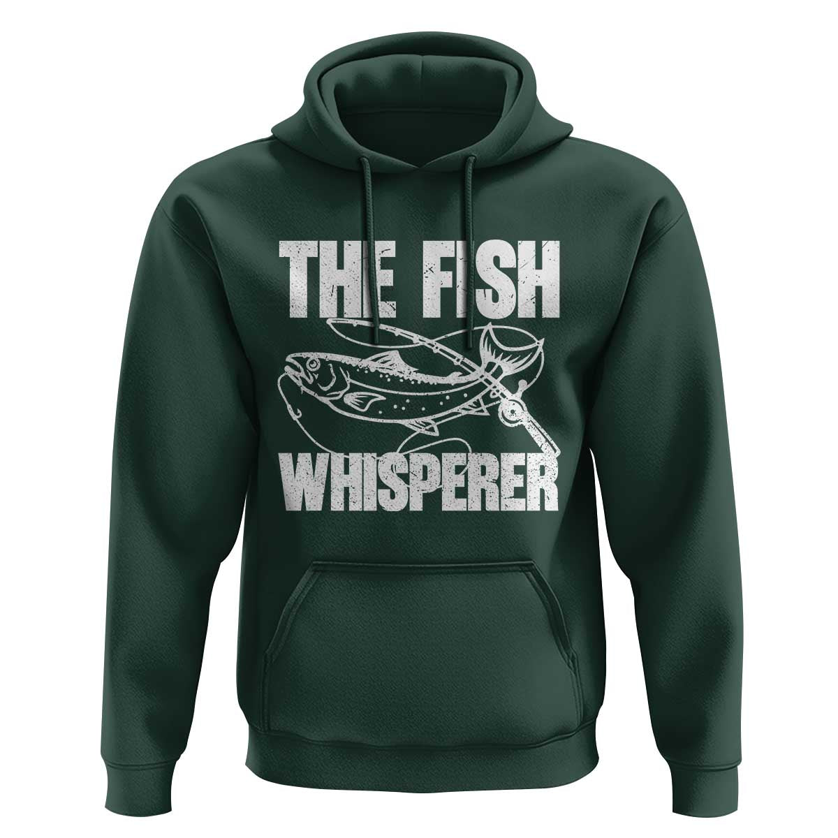 Funny Fishing Hoodie The Fish Whisperer Lake Life Gift For Fishermen Dads - Wonder Print Shop