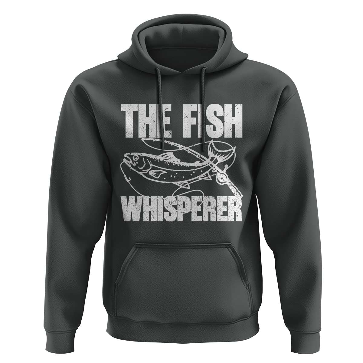 Funny Fishing Hoodie The Fish Whisperer Lake Life Gift For Fishermen Dads - Wonder Print Shop