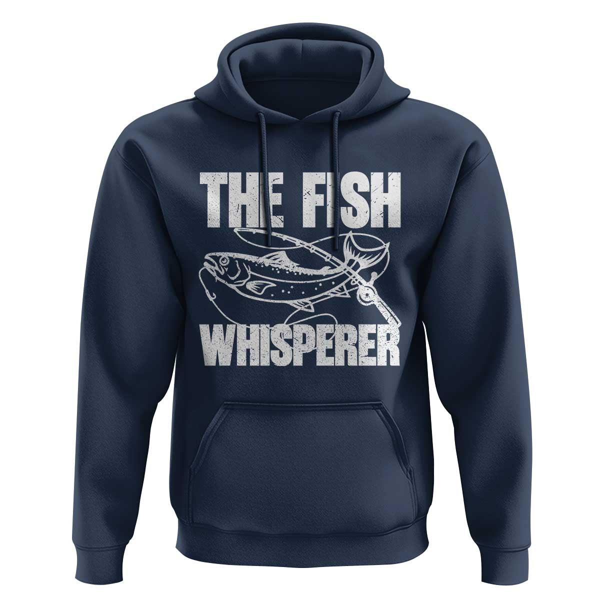 Funny Fishing Hoodie The Fish Whisperer Lake Life Gift For Fishermen Dads - Wonder Print Shop