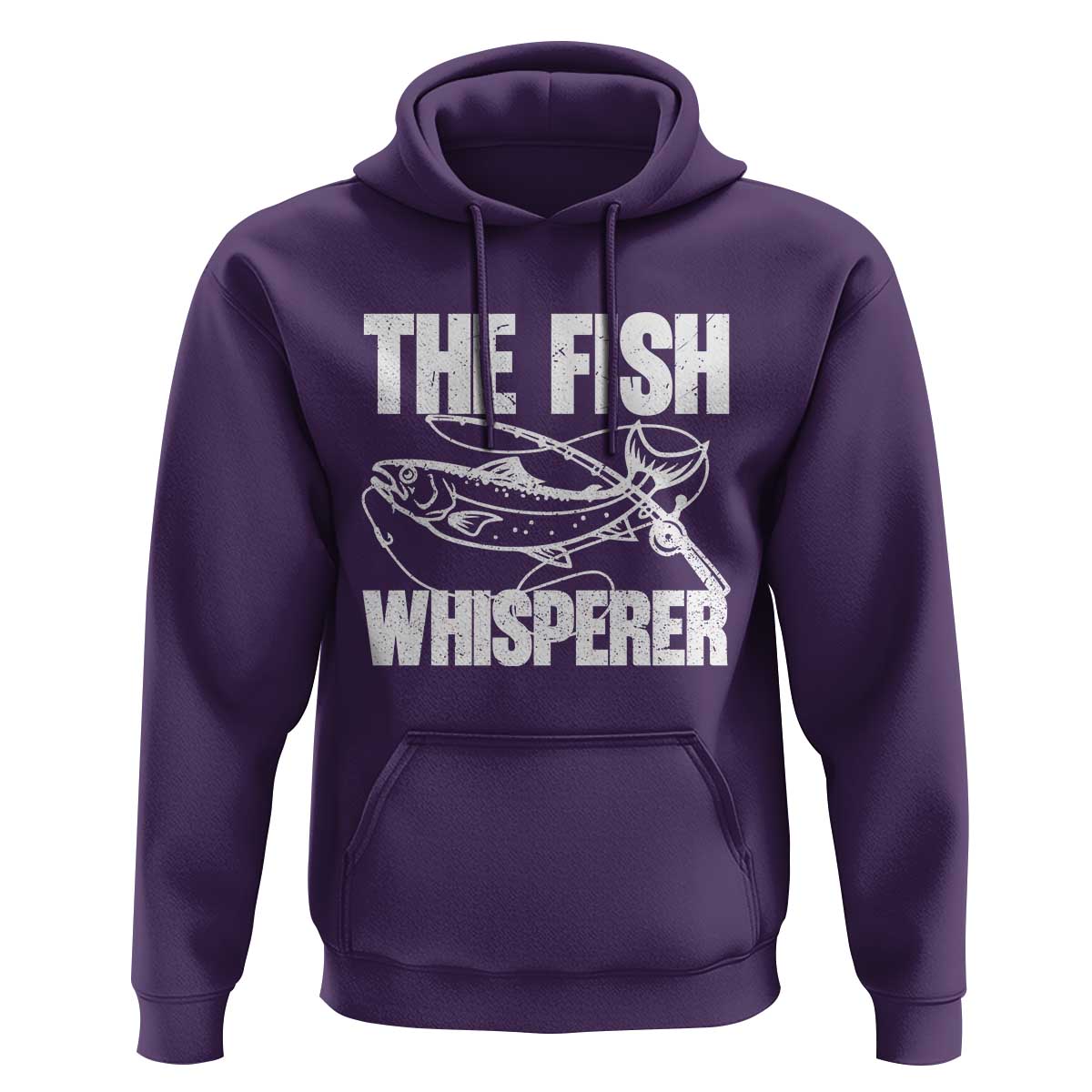 Funny Fishing Hoodie The Fish Whisperer Lake Life Gift For Fishermen Dads - Wonder Print Shop