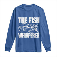 Funny Fishing Long Sleeve Shirt The Fish Whisperer Lake Life Gift For Fishermen Dads - Wonder Print Shop