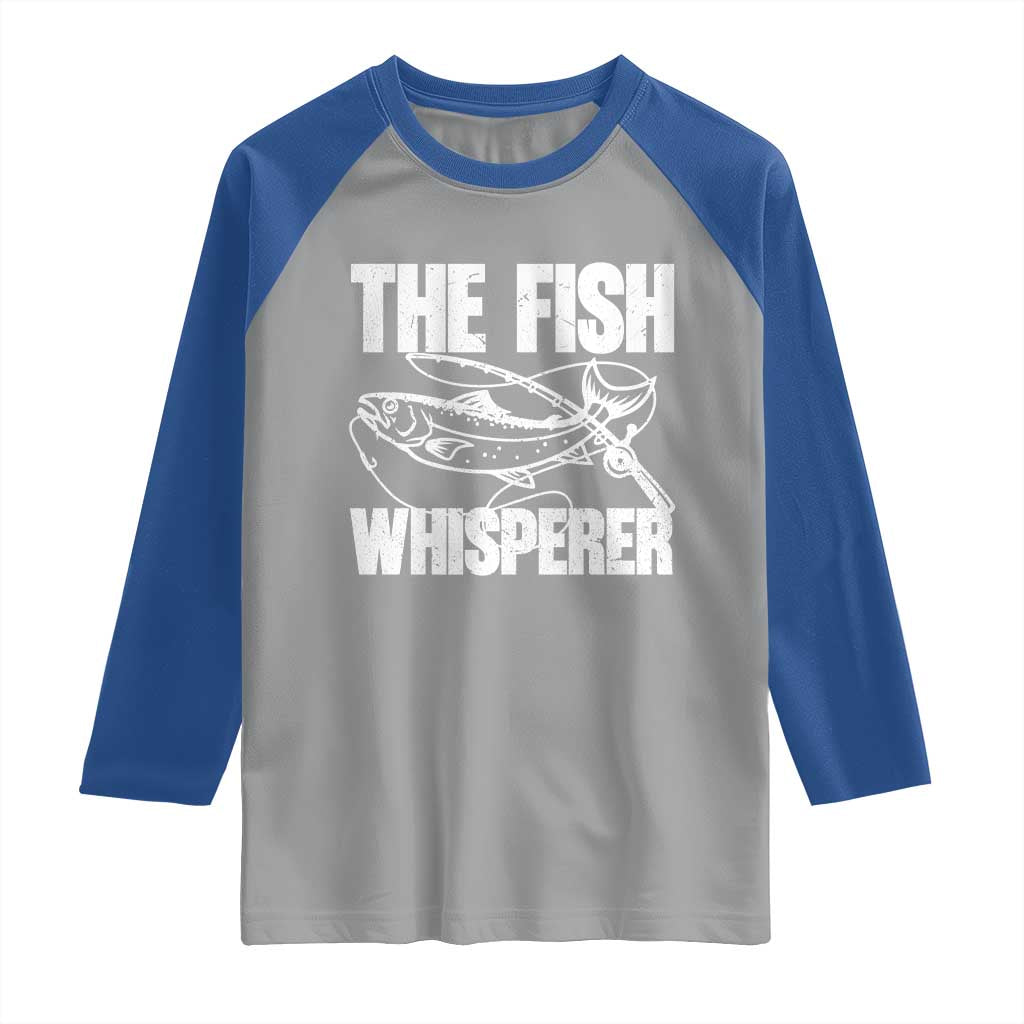 Funny Fishing Raglan Shirt The Fish Whisperer Lake Life Gift For Fishermen Dads - Wonder Print Shop