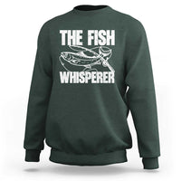 Funny Fishing Sweatshirt The Fish Whisperer Lake Life Gift For Fishermen Dads - Wonder Print Shop