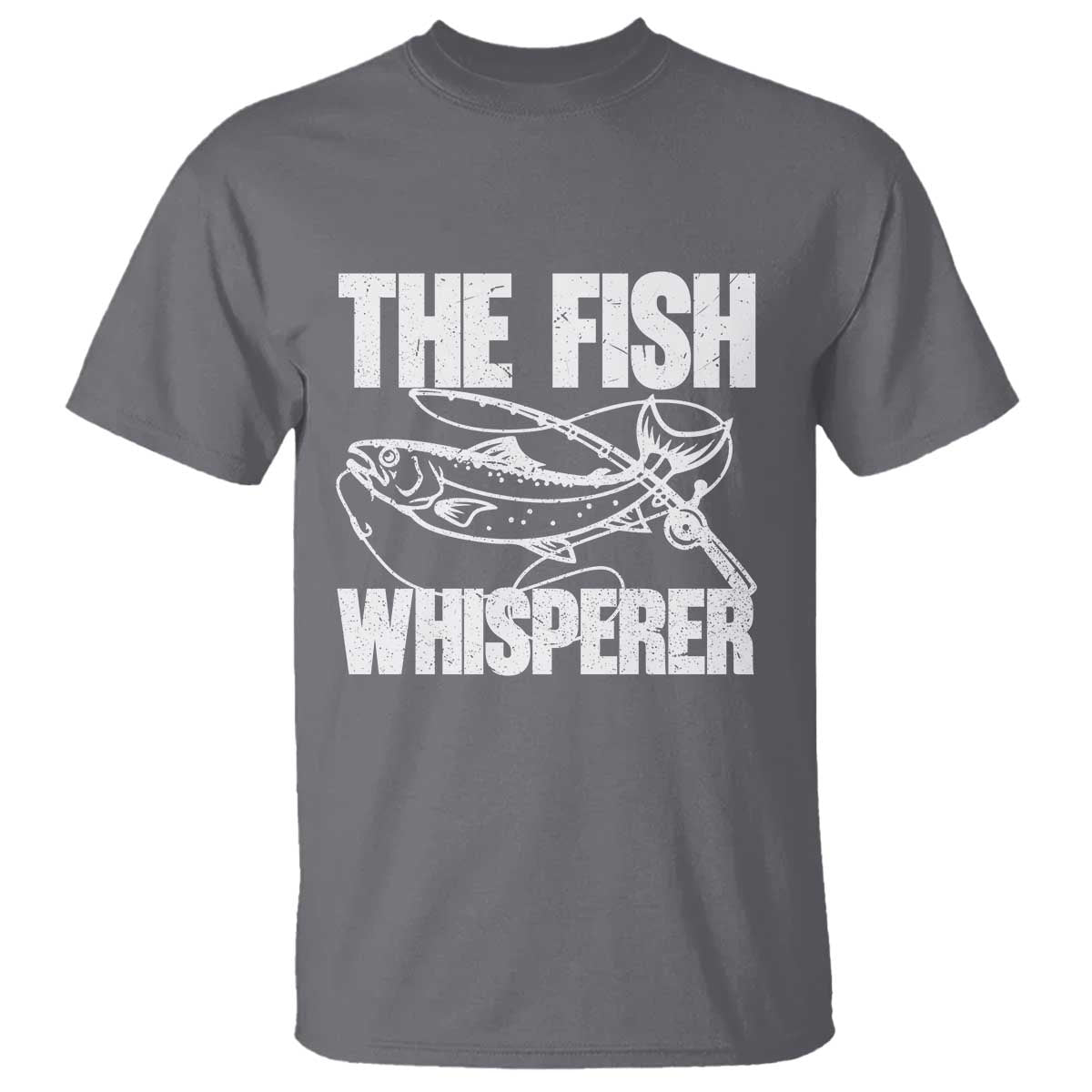 Funny Fishing T Shirt The Fish Whisperer Lake Life Gift For Fishermen Dads - Wonder Print Shop