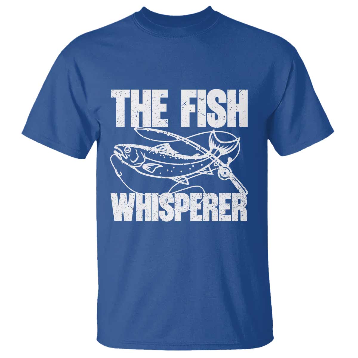 Funny Fishing T Shirt The Fish Whisperer Lake Life Gift For Fishermen Dads - Wonder Print Shop