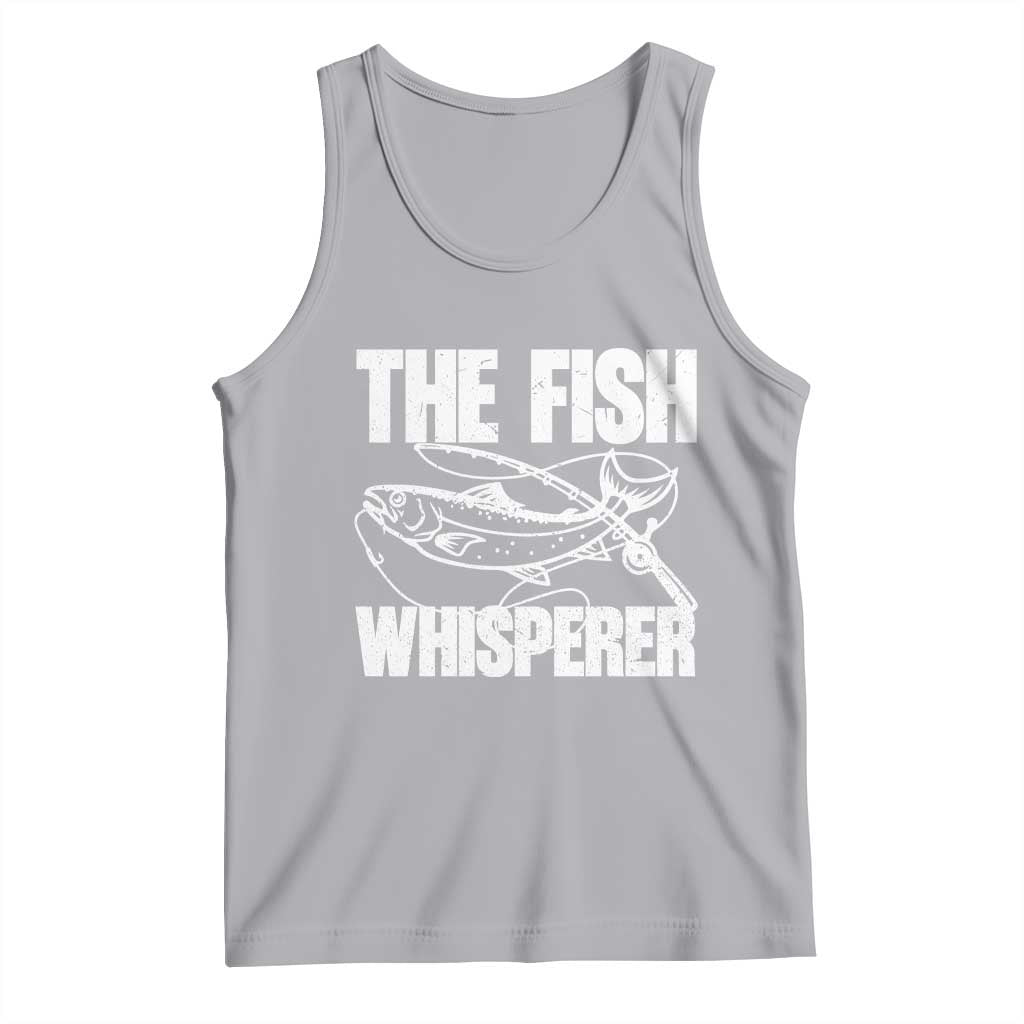 Funny Fishing Tank Top The Fish Whisperer Lake Life Gift For Fishermen Dads - Wonder Print Shop