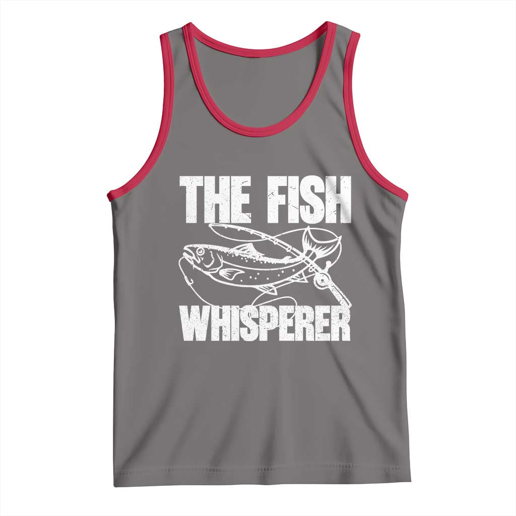 Funny Fishing Tank Top The Fish Whisperer Lake Life Gift For Fishermen Dads - Wonder Print Shop