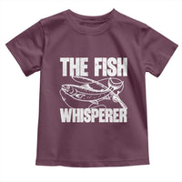 Funny Fishing Toddler T Shirt The Fish Whisperer Lake Life Gift For Fishermen Dads - Wonder Print Shop