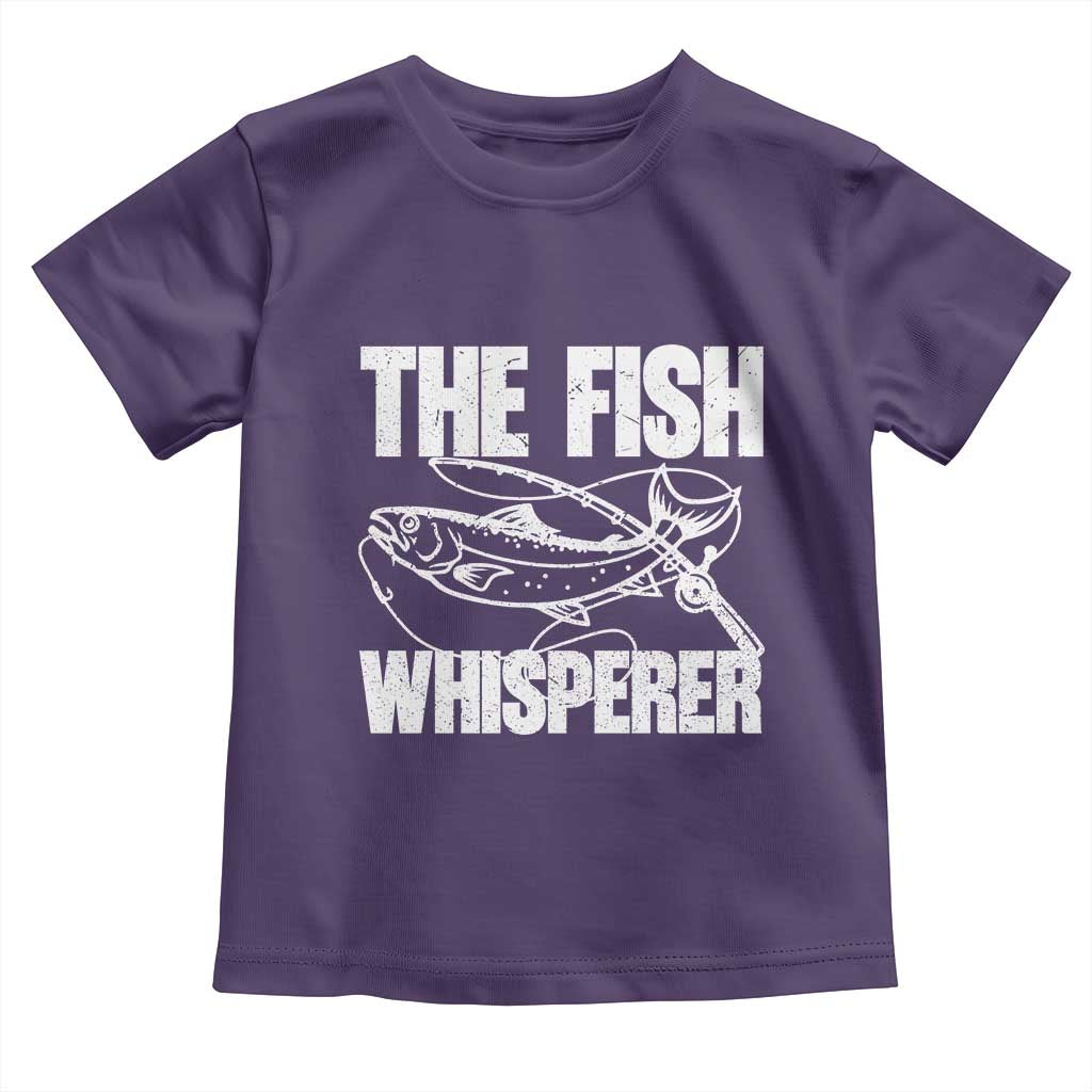 Funny Fishing Toddler T Shirt The Fish Whisperer Lake Life Gift For Fishermen Dads - Wonder Print Shop
