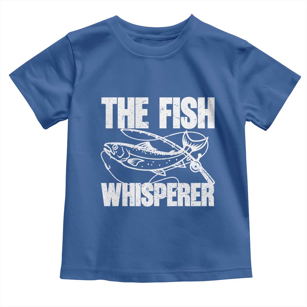 Funny Fishing Toddler T Shirt The Fish Whisperer Lake Life Gift For Fishermen Dads - Wonder Print Shop
