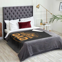 Reel Cool Dad Throw Blanket Funny Fishing Fisherman Fathers Day