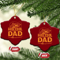 Reel Cool Dad Ceramic Ornament Funny Fishing Fisherman Fathers Day