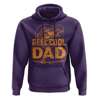 Reel Cool Dad Hoodie Funny Fishing Fisherman Fathers Day