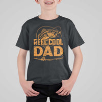 Reel Cool Dad T Shirt For Kid Funny Fishing Fisherman Fathers Day