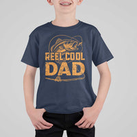 Reel Cool Dad T Shirt For Kid Funny Fishing Fisherman Fathers Day