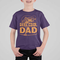 Reel Cool Dad T Shirt For Kid Funny Fishing Fisherman Fathers Day